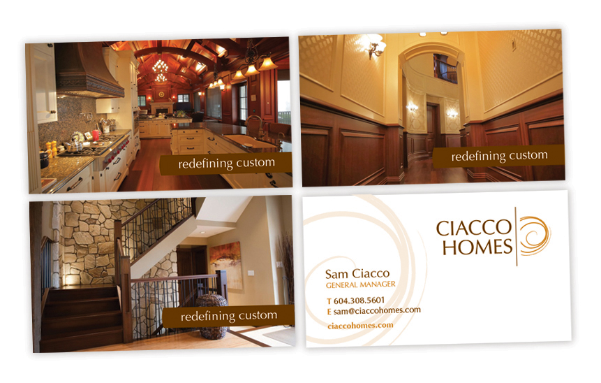 Ciacco Homes—Logo and Business Card Design