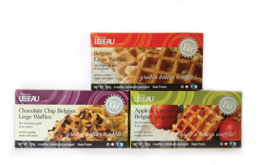 Patisserie Lebeau—Liege Waffle Packaging