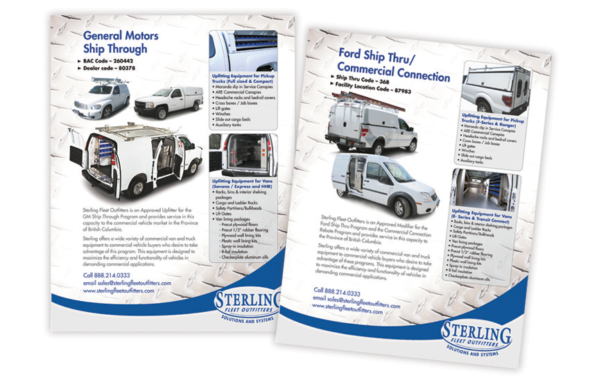 Sterling Fleet Outfitters—Flyer design
